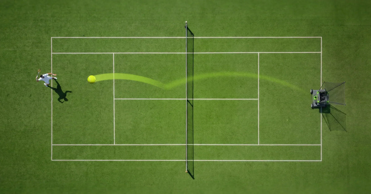 How AI-Driven Ball Trajectories Improve Solo Tennis Practice