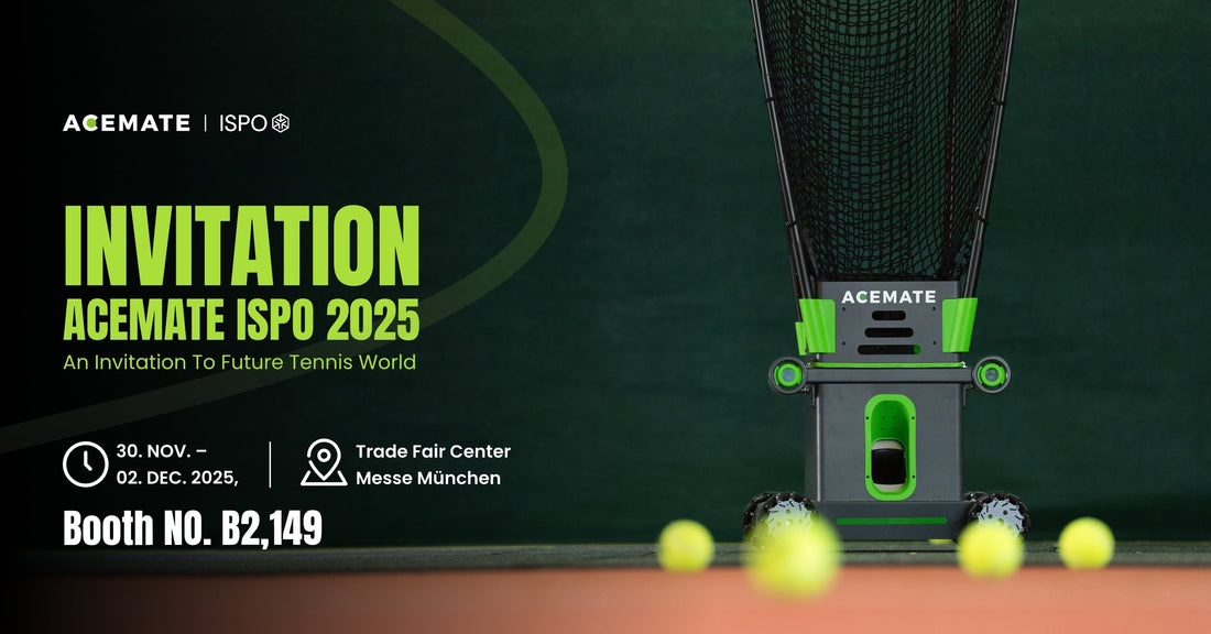 Acemate at ISPO Munich 2025: Introducing the Next-Generation AI Tennis Robot