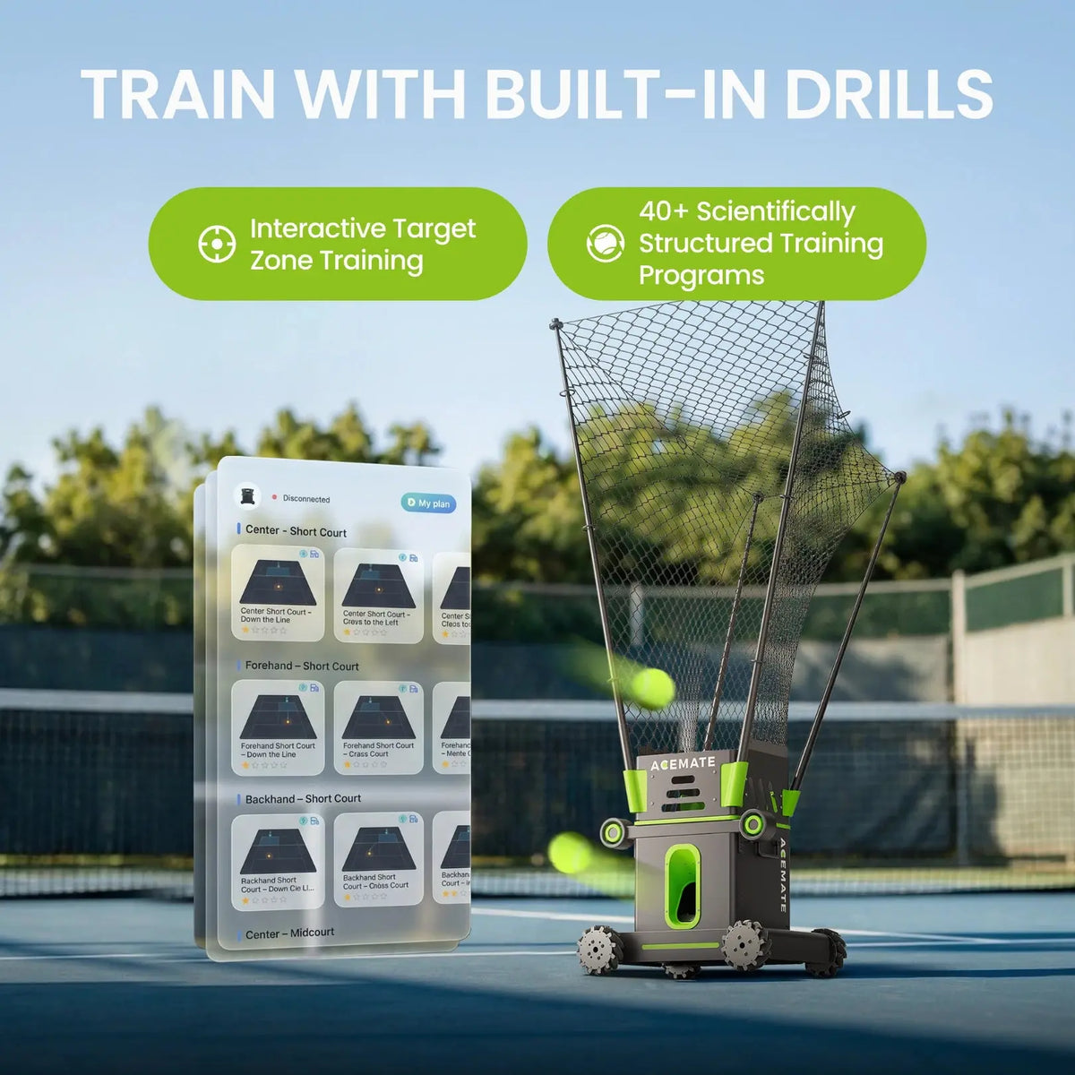 Acemate Tennis Robot S10