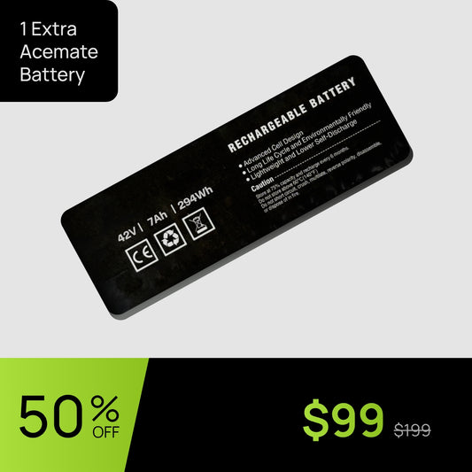 Acemate Extra Battery
