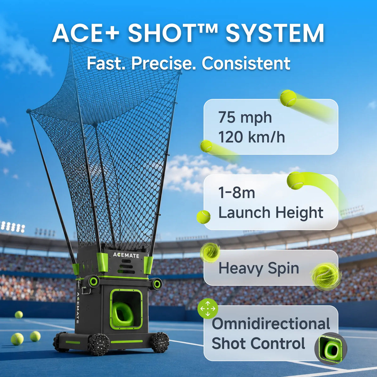 Acemate Tennis Robot S10 Pro Deposit