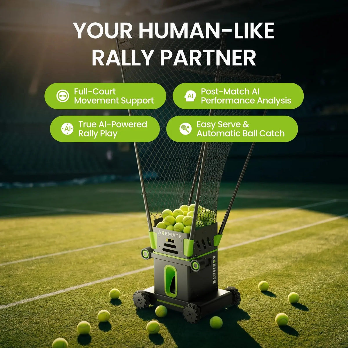 Acemate Tennis Robot S10