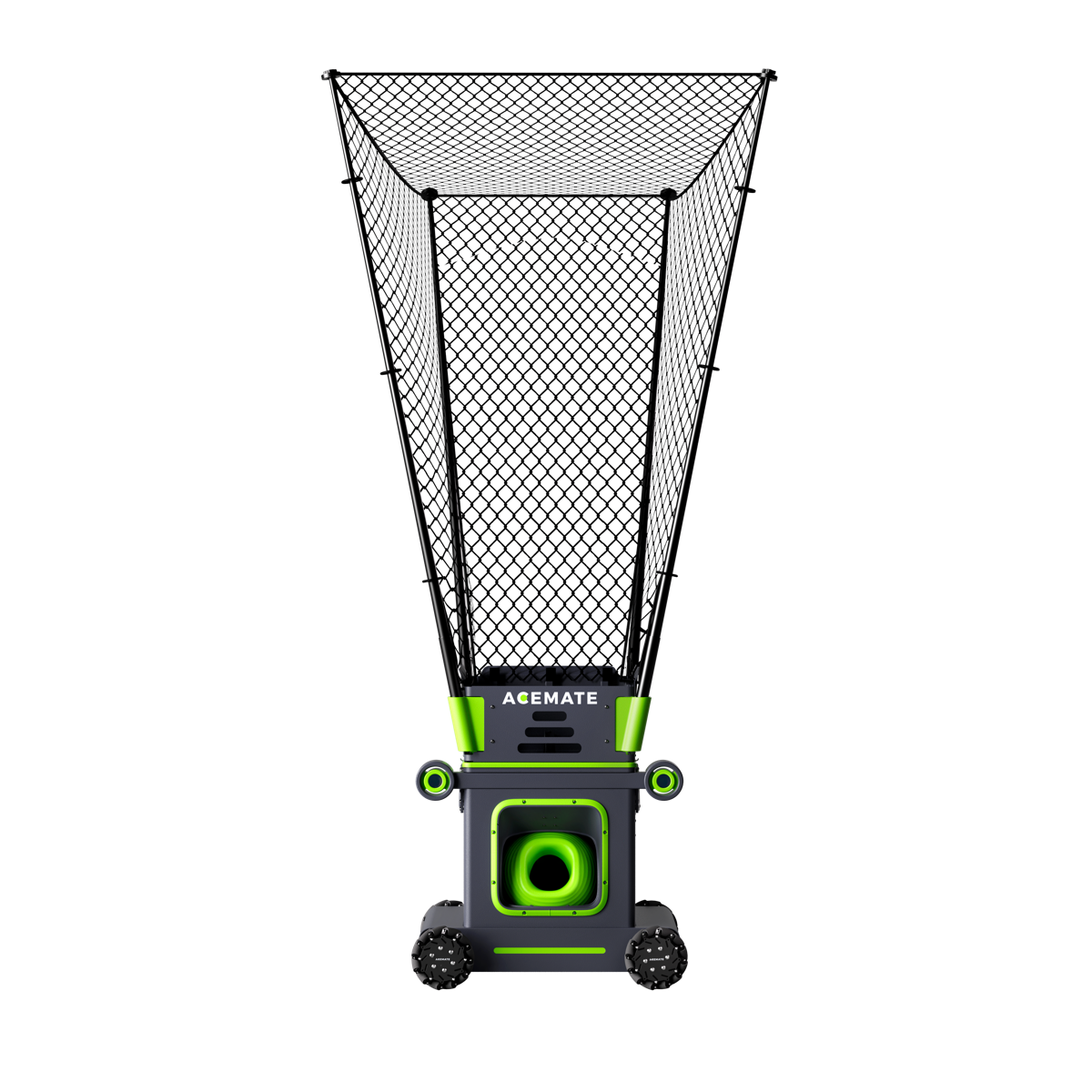 Acemate S10 Pro, front view with the catching net deployed