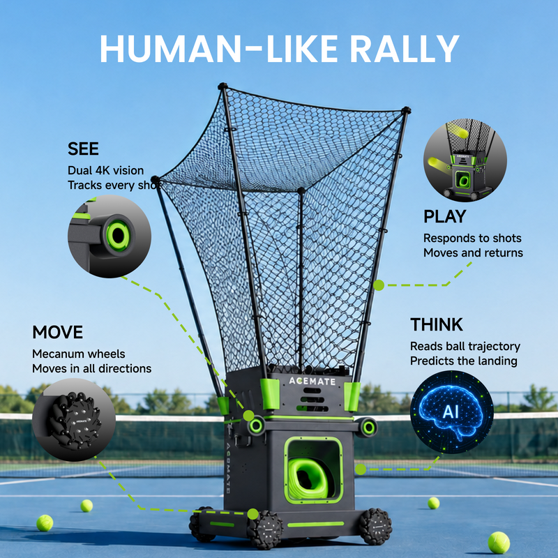 Acemate S10 Pro human-like rally