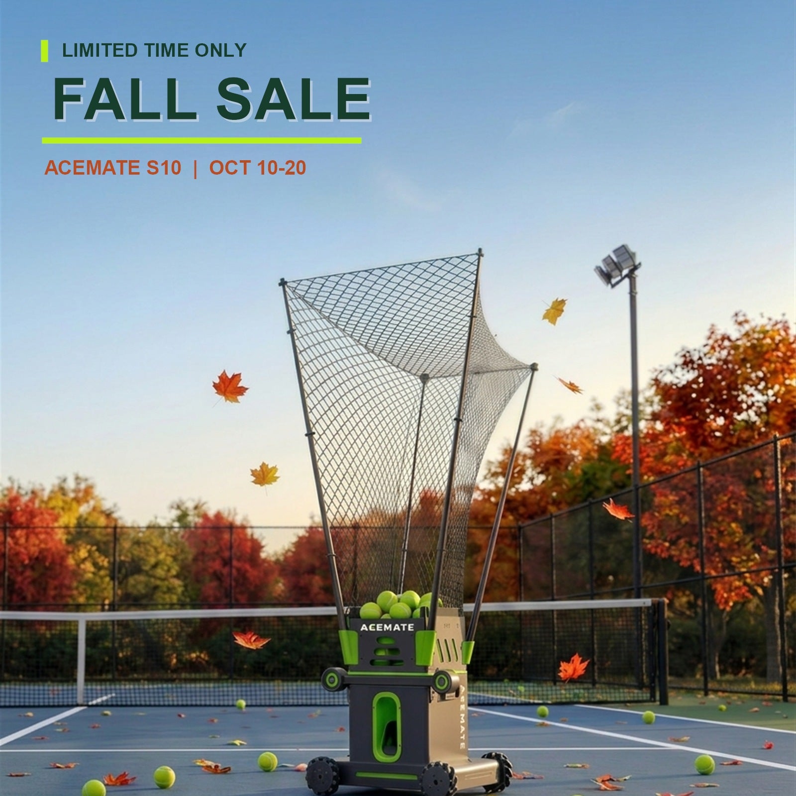Acemate S10 Fall Sale, October 10 to 20
