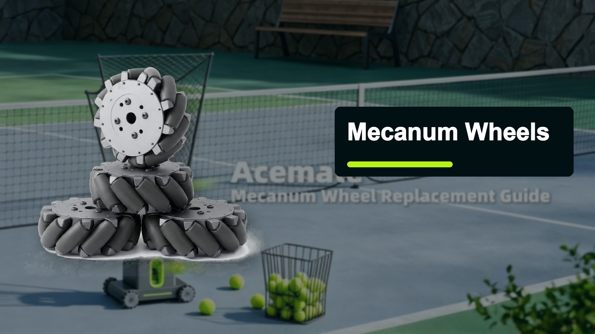 Acemate Mecanum Wheels video